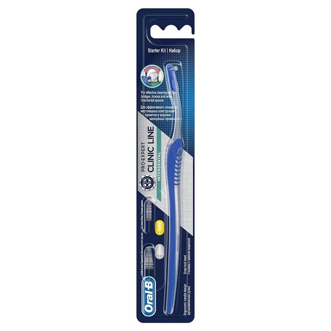 Oral B Interdental Brush Handle With 2 Tapered Refill Brushes Everymarket