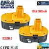 2x 18V 18 Volt DC9096 Replacement for Dewalt  Battery Pack DC9096-2 DC9098
