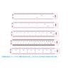 Wave Hobby Tool Series HT-074 HG Multi-Scale Ruler Tool for Plastic Models
