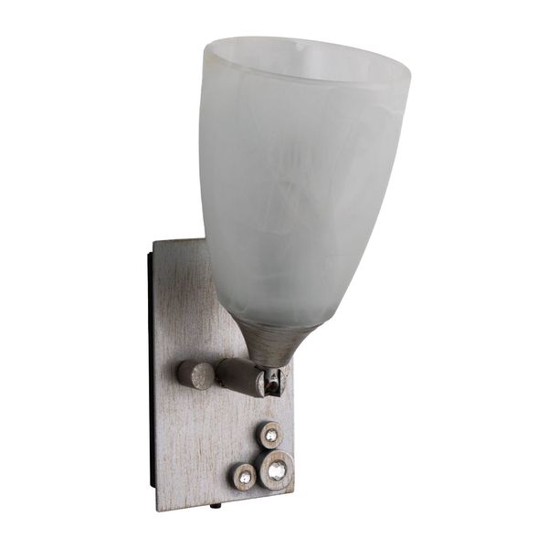 RecPro RV 12V Interior Swivel Wall Sconce with Crystal Design