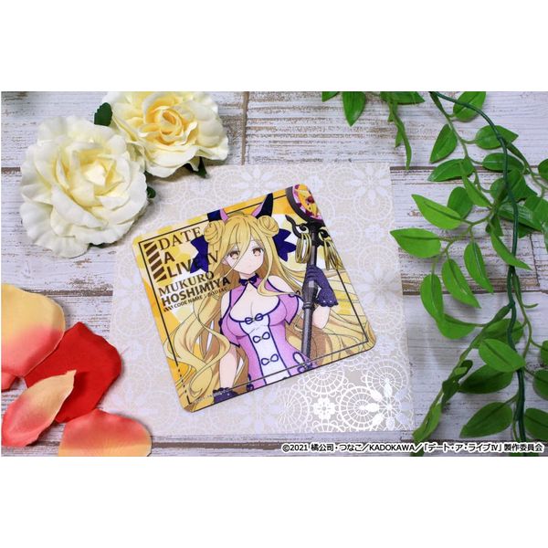 Date A Live IV [Hoshimiya Rokuku] Rubber Mat Coaster