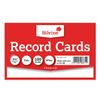 Office Ruled 8x5" Plain Record Cards Pack(500) +(Pen Free)…