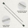 KnitPro The Mindful Collection Single Pointed Needles 16" (40cm) | Size 6.5mm