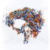 TEESE 884pcs Technic-Axle-Pin-Chainlink-Connectors-Bricks-Set, Compatible with Technic-Parts, for MOC Technic-Project-Bulk-Blocks(Random Color)