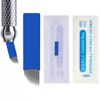 30Pcs Disposable Eyebrow Microblading Needles,Lip Tattooing Microblades Permanent Makeup Blades for Single Use Only (18needle)