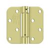 4" x 4" x 5/8" Spring Hinge Benchmark, UL Listed in Zinc Dichromate