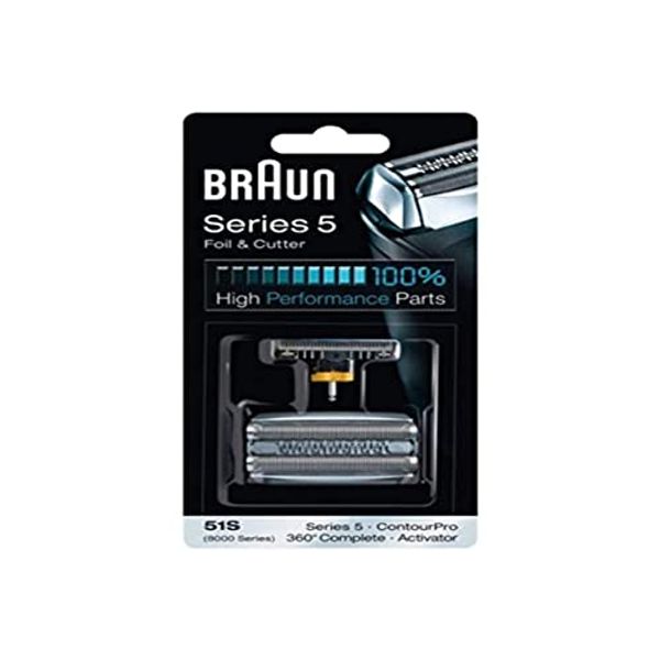Braun Series 5 Combi 51S Foil and Cutter Replacement Pack (Formerly 8000 360 Complete or Activator), 0.32 Ounce