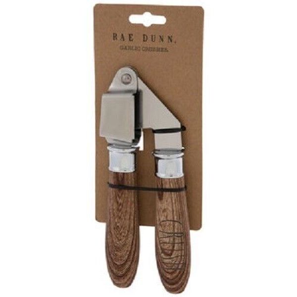 Rae Dunn Wood Look Garlic Press NIP