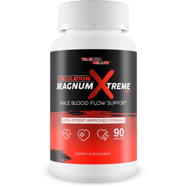 Circulation Magnum Xtreme Pro - Improved Formula - Mens Blood Flow Supplement