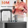 Professional Wireless VHF Microphone Handheld Karaoke Mic System w/ USB Receiver