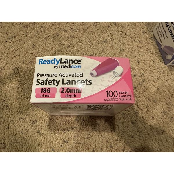 ReadyLance 100 Safety lancets 18G / 2mm