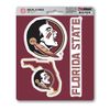 FANMATS NCAA Florida State University 3 Piece Decal Set, Maroon