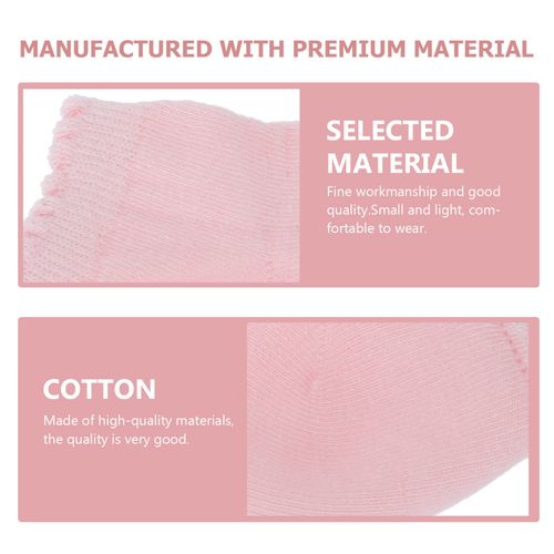 Lurrose Moisturizing Elbow Cover 2 Pairs Breathable Elbow Protection Cover Pink Sleeve for Arthritis Injury Prevention