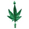Beistle , 6 Piece Weed Beads, 40" (Green)