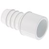 Spears 460 Series PVC Pipe Fitting, Adapter, Schedule 40, White, 4"Barbed x 4" Spigot