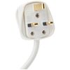 PRO ELEC PELB1904 4 Gang Extension Lead White, 3m