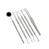 German-Dental Tools,Plaque Remover for Teeth,Dental Hygiene Cleaning Kit,Tooth Scraper Plaque Tartar Remover Cleaner,Dental Pick Scaler Oral Care Tools (Set of 6 Hygiene KIT with Pouch)