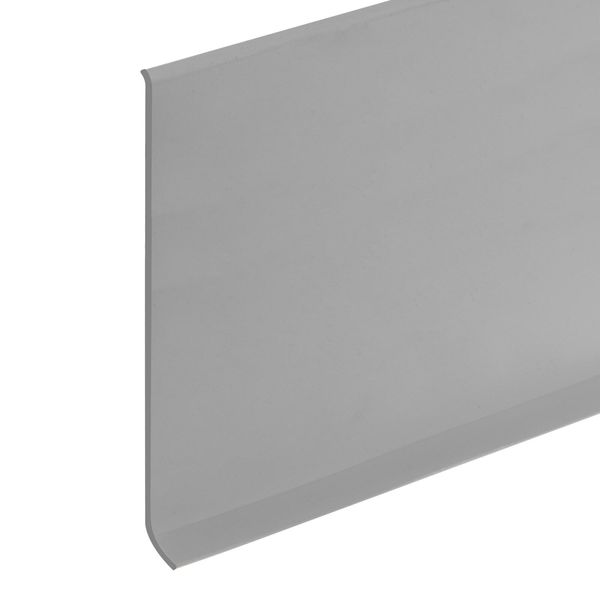 20ft x 6" Baseboard Trim Peel and Stick Wall Flexible Molding Trim Gray