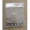 5 Stainless Steel Split Ring Double Loops 6mm For Car/House Keys