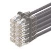 0,5m - grey 10 - pieces - LAN Network Cable CAT.5 CAT5 Premium Quality Ethernet Patch Cable, compatible with CAT6 / CAT6a / CAT7