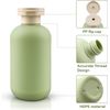Squeeze Bottles with Flip Cap 6.8Oz Plastic Refillable Travel Containers for Toi