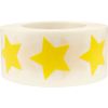 Yellow Star Shape Stickers 0.75 Inch 500 Adhesive Labels