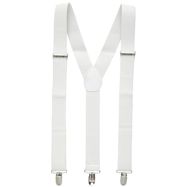 Braces White Accessory for Fancy Dress