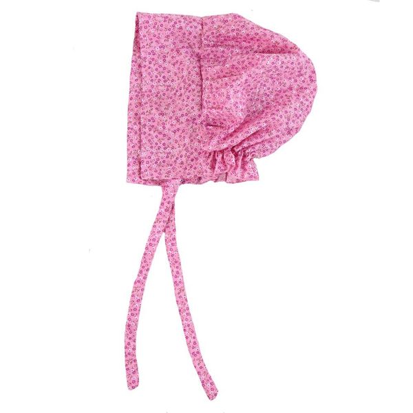 Simple Bonnet, Teens to Women's (Pink)