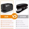 Eagle Electric Stapler, Heavy Duty Automatic Stapler, 20 Sheet Capacity, Battery or AC Powered, Black