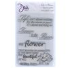 Dali Art "Life & Flower Sentiments" Clear Stamp