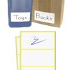 200 Pack, 80 x 40 mm - Large Sticky Labels Stickers, Matte White