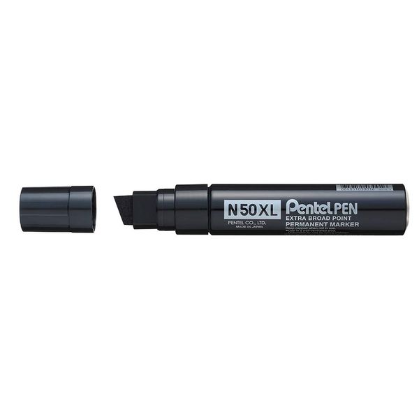 Pentel N50XL Permanent Marker Extra Large Assorted Colours 6 Pcs