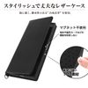 Xperia 10 IV Shockproof Notebook Type Leather Case KAKU Durable/Black/Black