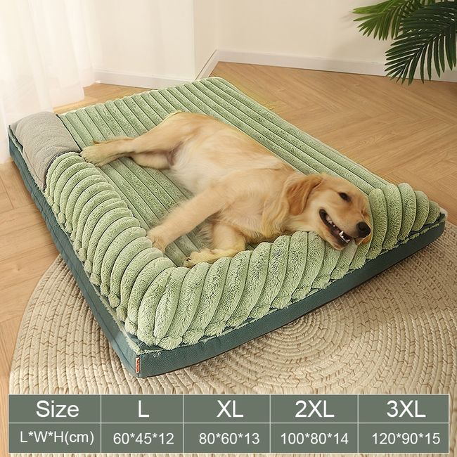 Dog Mat Sleeping with Winter Floor Mat Removable And Washable Pet Four  Seasons Universal Kennel Winter Large Dog dog house