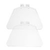 OSALADI 2pcs Bench Eyeshields,Transparent Plastic Shields,Adjustable Tool Shields for Safety Protection,Compatible with Most Bench Grinders