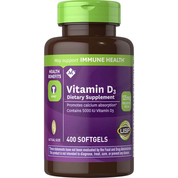 Member's Mark Vitamin D-3 5000 IU Dietary Supplement (400 ct.) by Members Mark