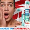 SMILE SAVER 360° / 3-Sided Toothbrush + Toothpaste Tablets / TRAVEL BRUSH & WORK