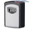 4 Digit Combination Lock Box Wall Mount Security Safe XL Large 6 Key Waterproof