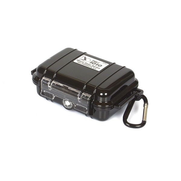 Peli 1010 Micro Case - Black with Black Liner