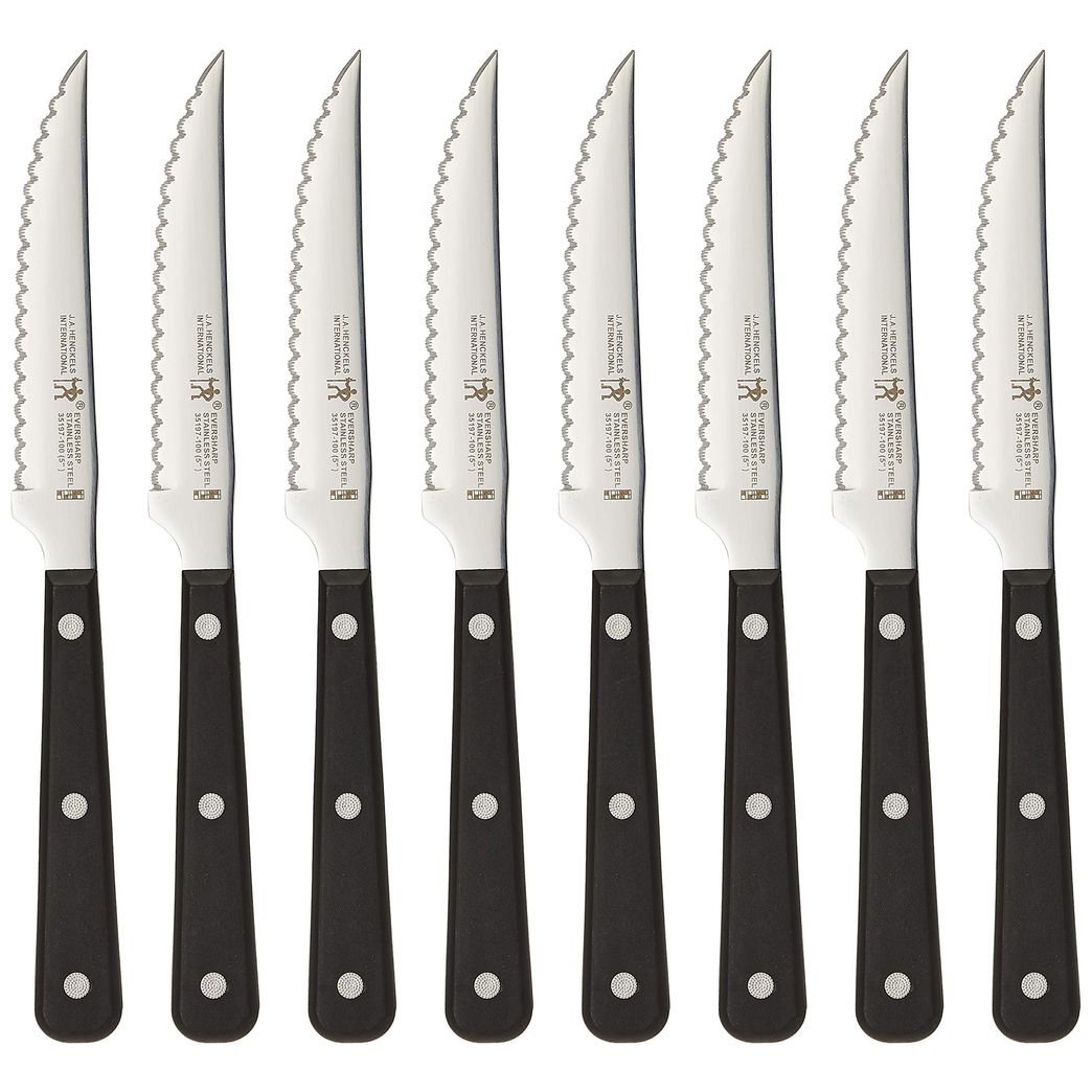 Zwilling J.A. Henckels International CLASSIC 2-pc Asian Knife Set -  Stainless Steel Blades, Dishwasher Safe, Includes 4-in Paring/Utility Knife  and 5-in Santoku Hollow Edge Knife in the Cutlery department at