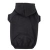 Zack & Zoey Basic Hoodie for Dogs, 20" Large, Jet Black