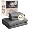 Certified Luxury 100% Egyptian Cotton Sheets, Queen Sheets Cotton, Deep Pocket B