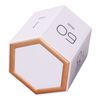 Hilitand Compact Battery Operated Flip Timer Cube Timer Magnetic Mute Function Time Management (White)
