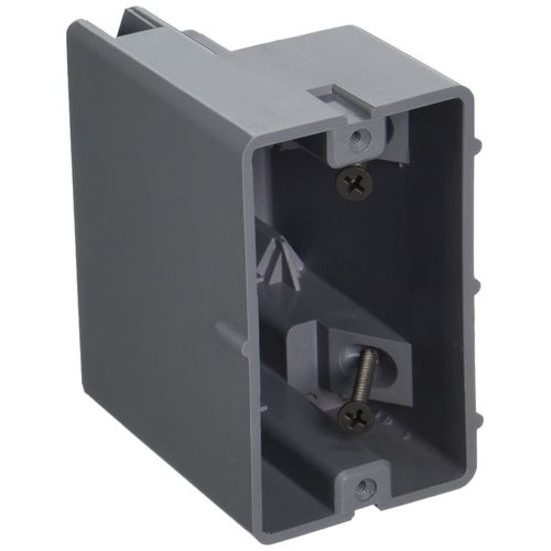 Madison Electric Products MSB1G4PK MSB1G Smart Depth Adjustable Box, 1 Gang, 18.5 cu. in. Gray (Pack of 4)
