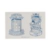 Doctor Who Steampunk TARDIS Temporary Tattoo Sheet