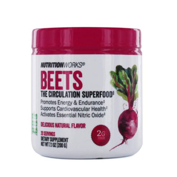 Nutrition Works Beets The Circulation Superfood Dietary Supplement Powder 7.1 oz