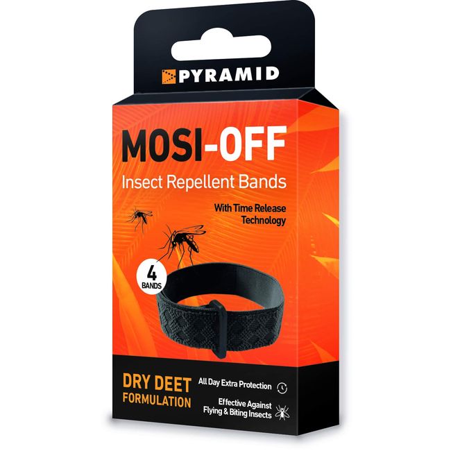 Pyramid Mosi-Off Insect Repellent Bands 4 pack