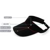 VSUSN Unisex Sun Visor Cap Ultralight Tennis Hat with Adjustable Strap, Orange