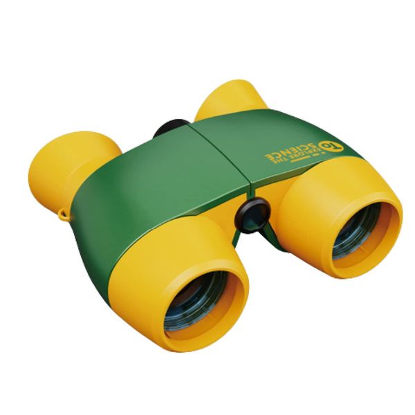 AiNinXun 5x30 Compact Binoculars for Kids Adults Mini HD Shockproof Lightweight Optics Binocular Power Girls Boys Teen Easy Focus Binoculars for Bird Watching Hunting Hiking Travel (Green)