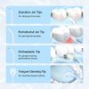 Water Flosser [Mini Cordless Portable] Oral Irrigator Water Teeth Cleaner Pick, Telescopic Water Tank, 3 Modes & IPX7 Waterproof, Home & Travel Water Flossers for Teeth, Braces Bridges Care.